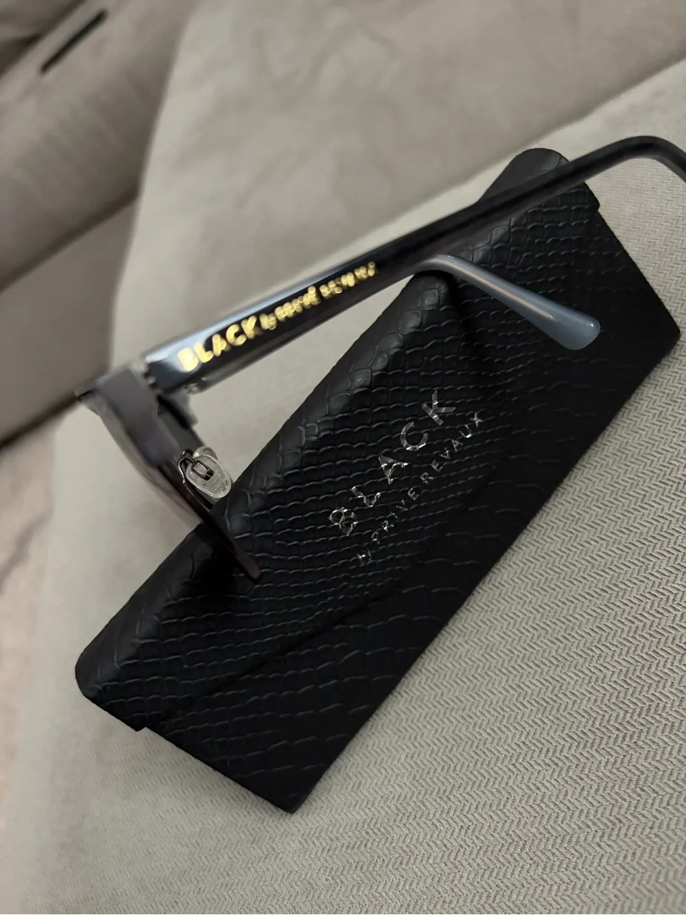 Prive Revaux - Black Tortoise Clubmaster Sunglasses - Dark Lenses (polarized)
